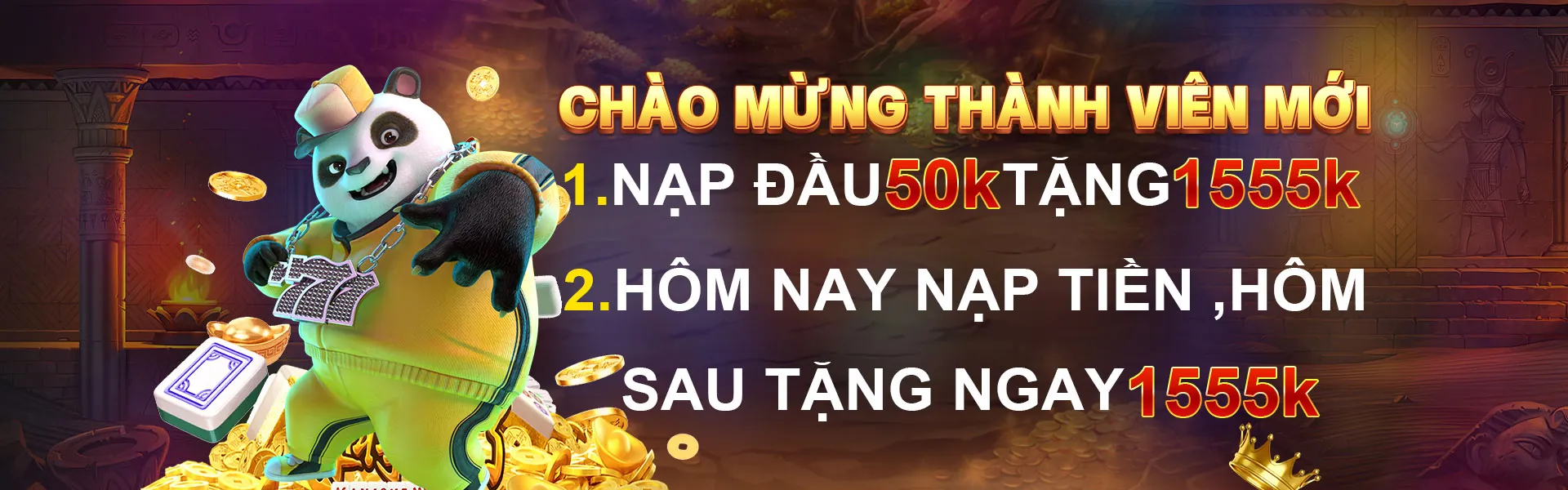 Biểu ngữ khuyến mãi 79king nhà cái với cúp vàng và pháo hoa